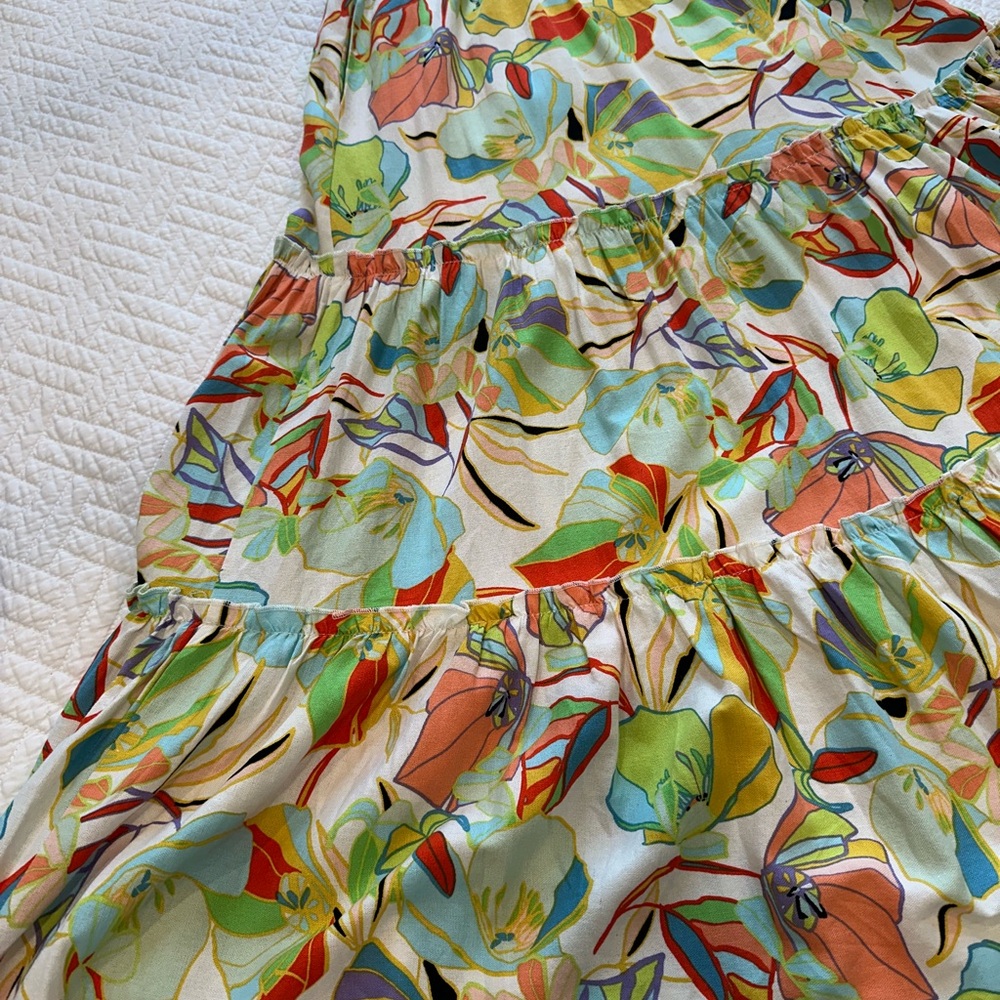 Karlie Orange Red Maxi Sundress - Picture 8 of 11